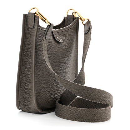 Hermes Taurillon Clemence Evelyne TPM Etain 3 of 11