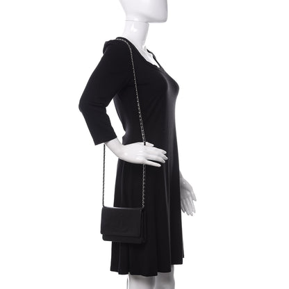 Chanel Caviar Timeless CC Wallet On Chain WOC Black 2 of 15
