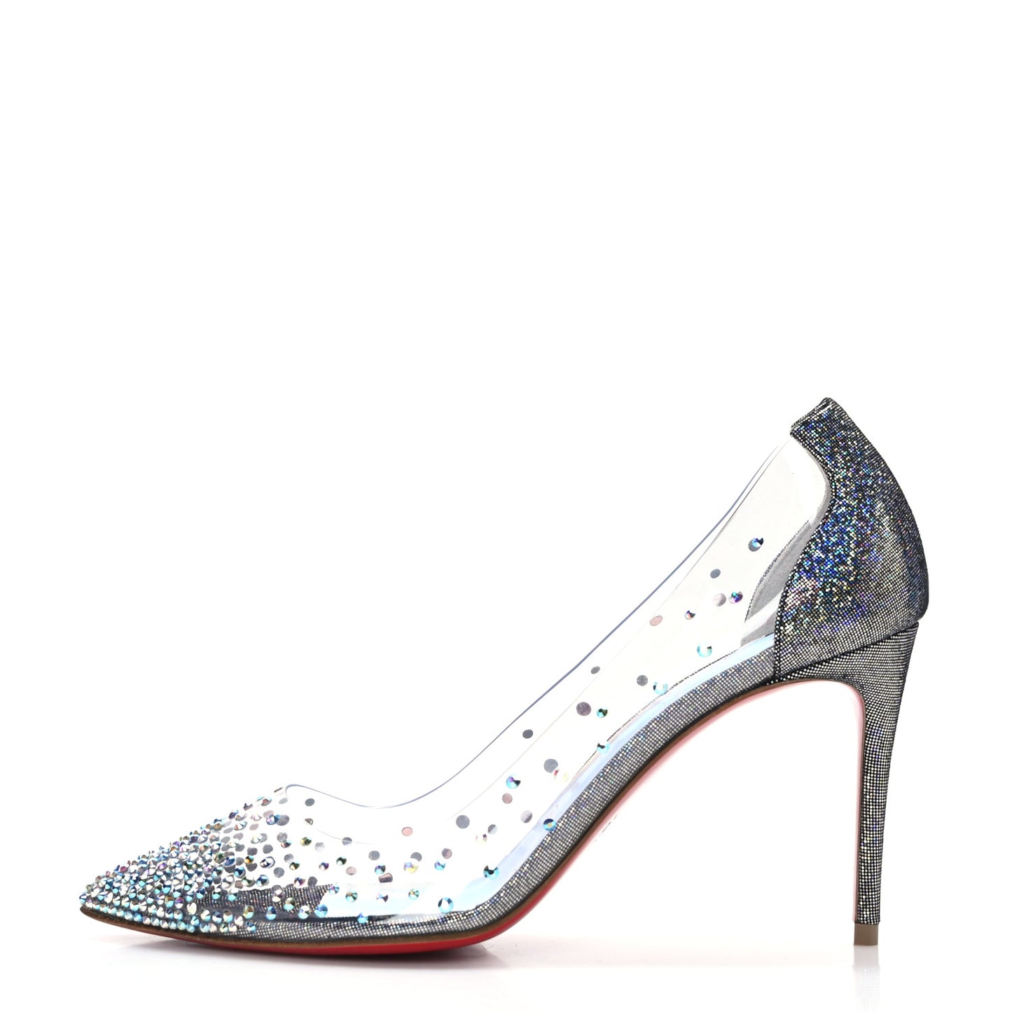PVC Degrastrass 85 Pumps 36 Silver