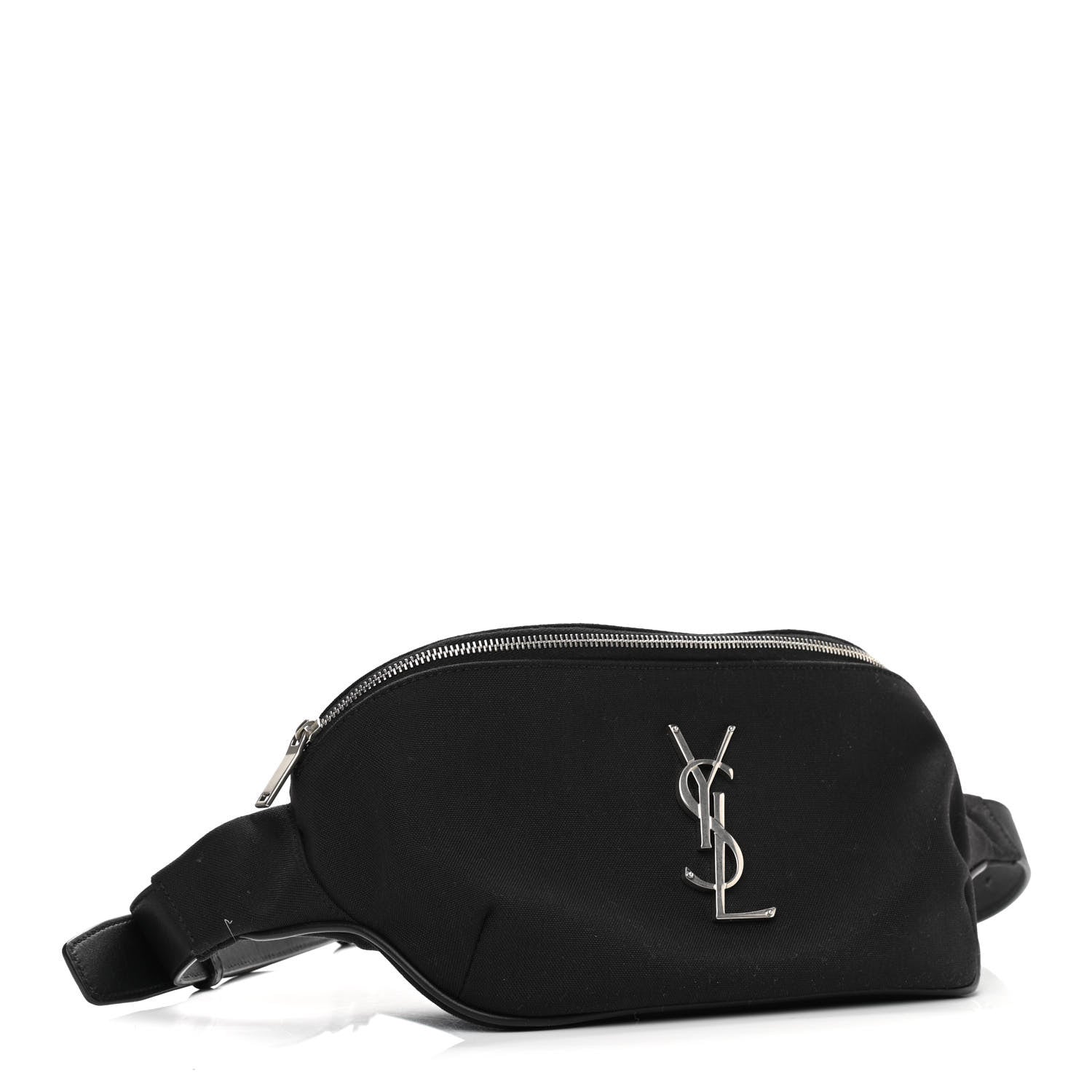 Saint Laurent Canvas Monogram Belt Bag Black 4 of 12
