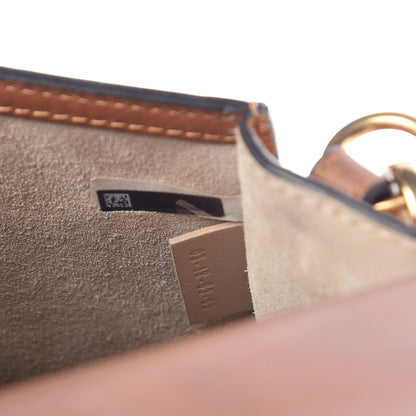 Chloe Calfskin Suede Medium Nile Bracelet Bag Caramel 7 of 11