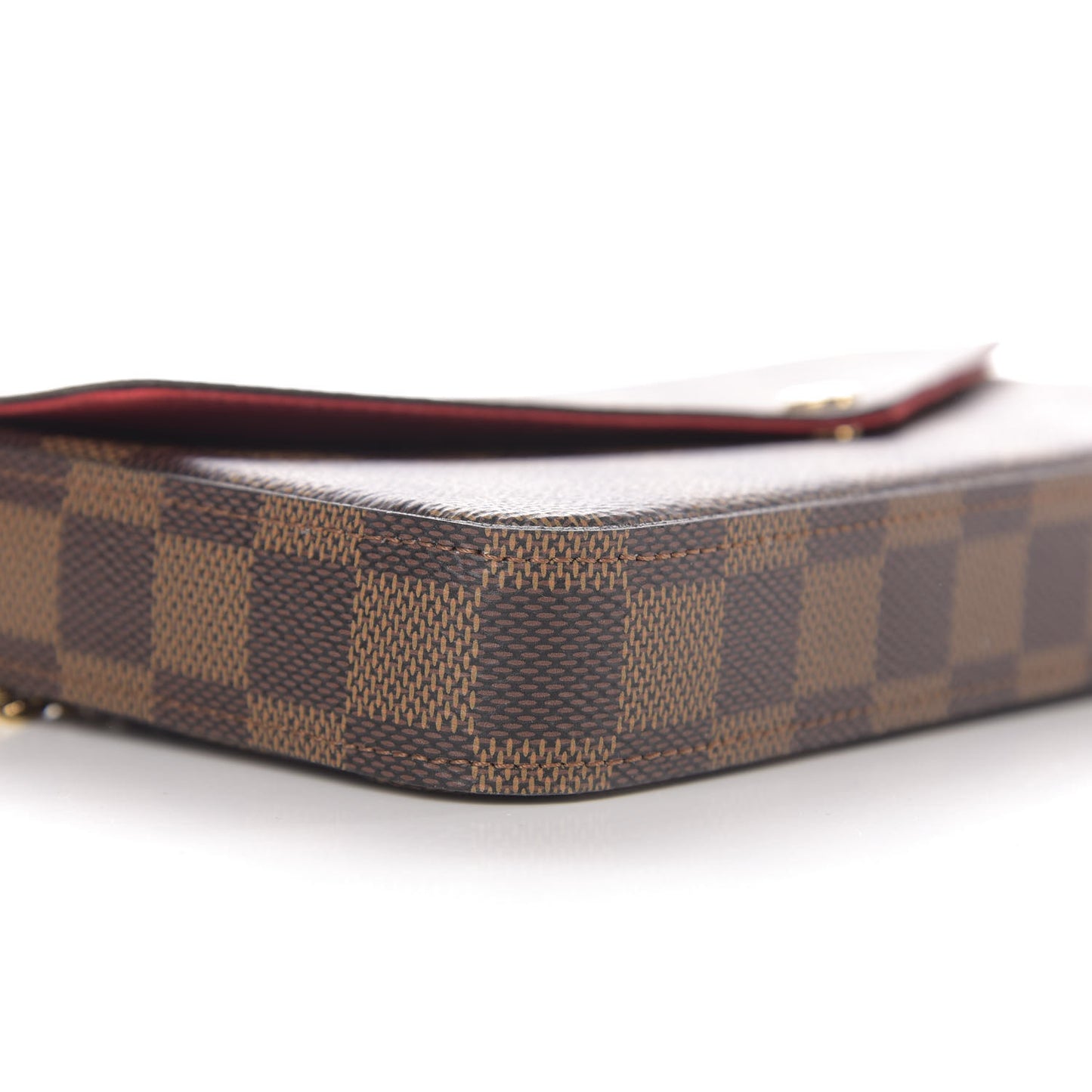 Damier Ebene Pochette Felicie Chain Wallet