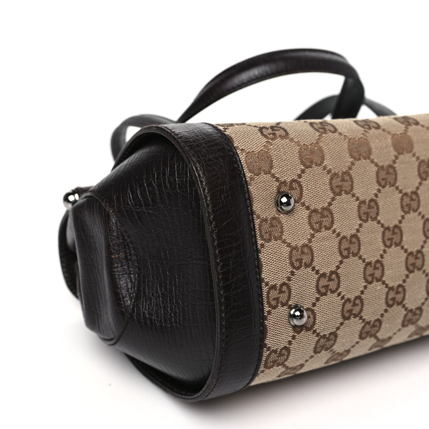Monogram Bamboo Bullet Bag Dark Brown