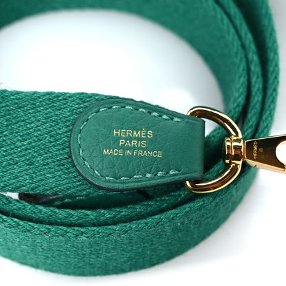 Hermes Taurillon Clemence Evelyne TPM Vert Vertigo 7 of 11
