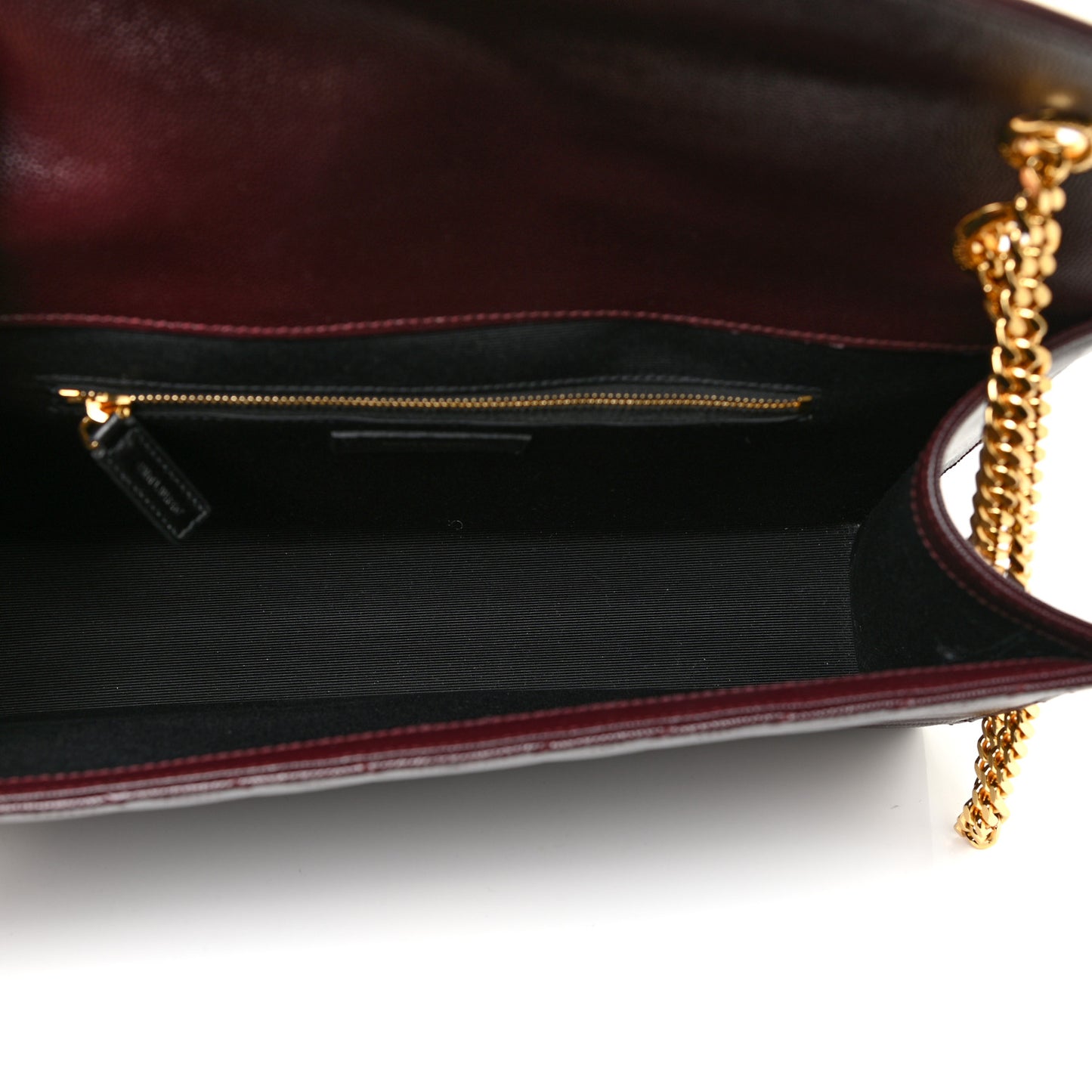 Grain De Poudre Matelasse Chevron Large Monogram Satchel Amaranto