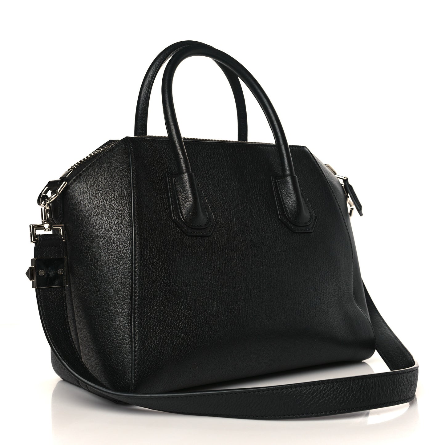 Sugar Goatskin Small Antigona Black