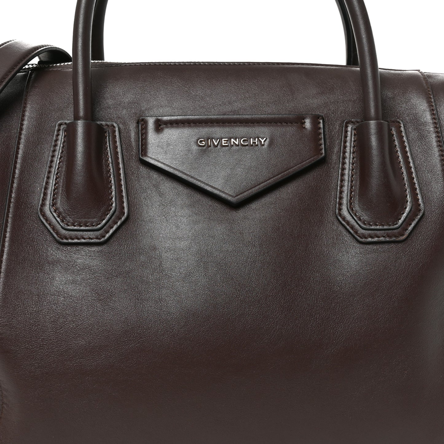 Smooth Calfskin Medium Soft Antigona Aubergine