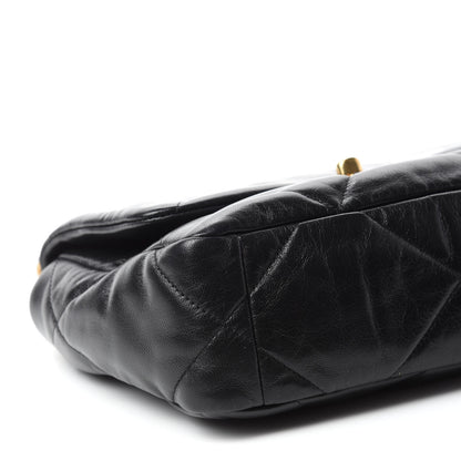 Chanel Goatskin Quilted Medium Chanel 19 Flap Black 6 of 10