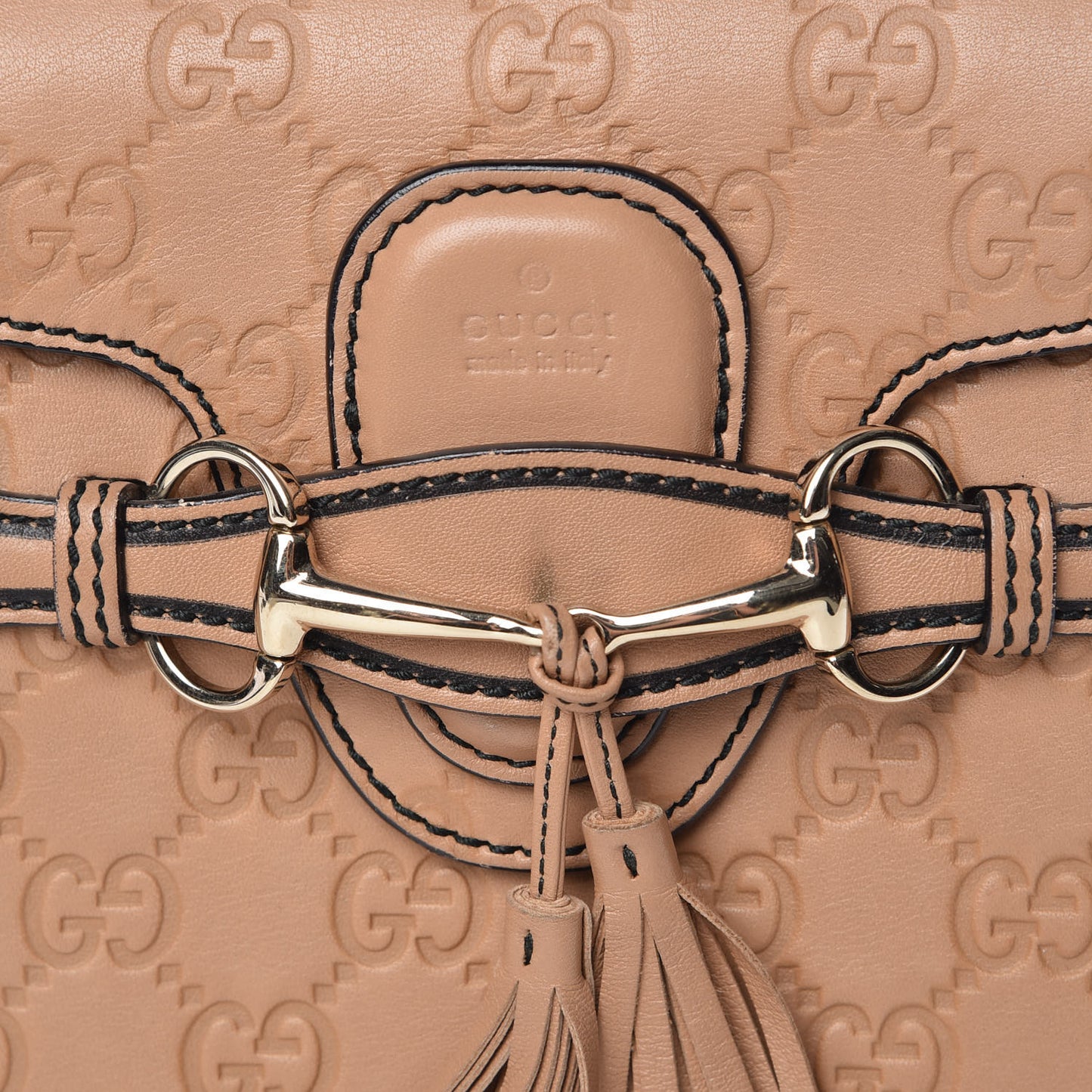 Guccissima Small Emily Chain Shoulder Bag Camelia