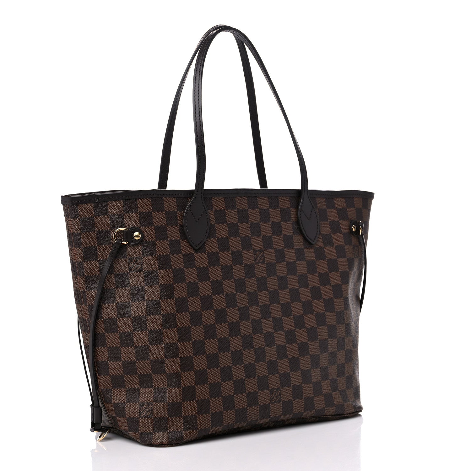 Louis Vuitton Damier Ebene Neo Neverfull MM Rose Ballerine 4 of 14
