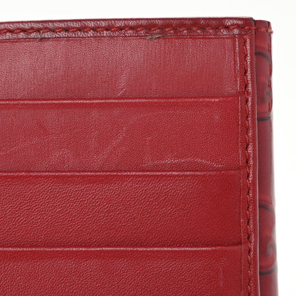 Gucci Patent Guccissima Heart Continental Wallet Red 8 of 11