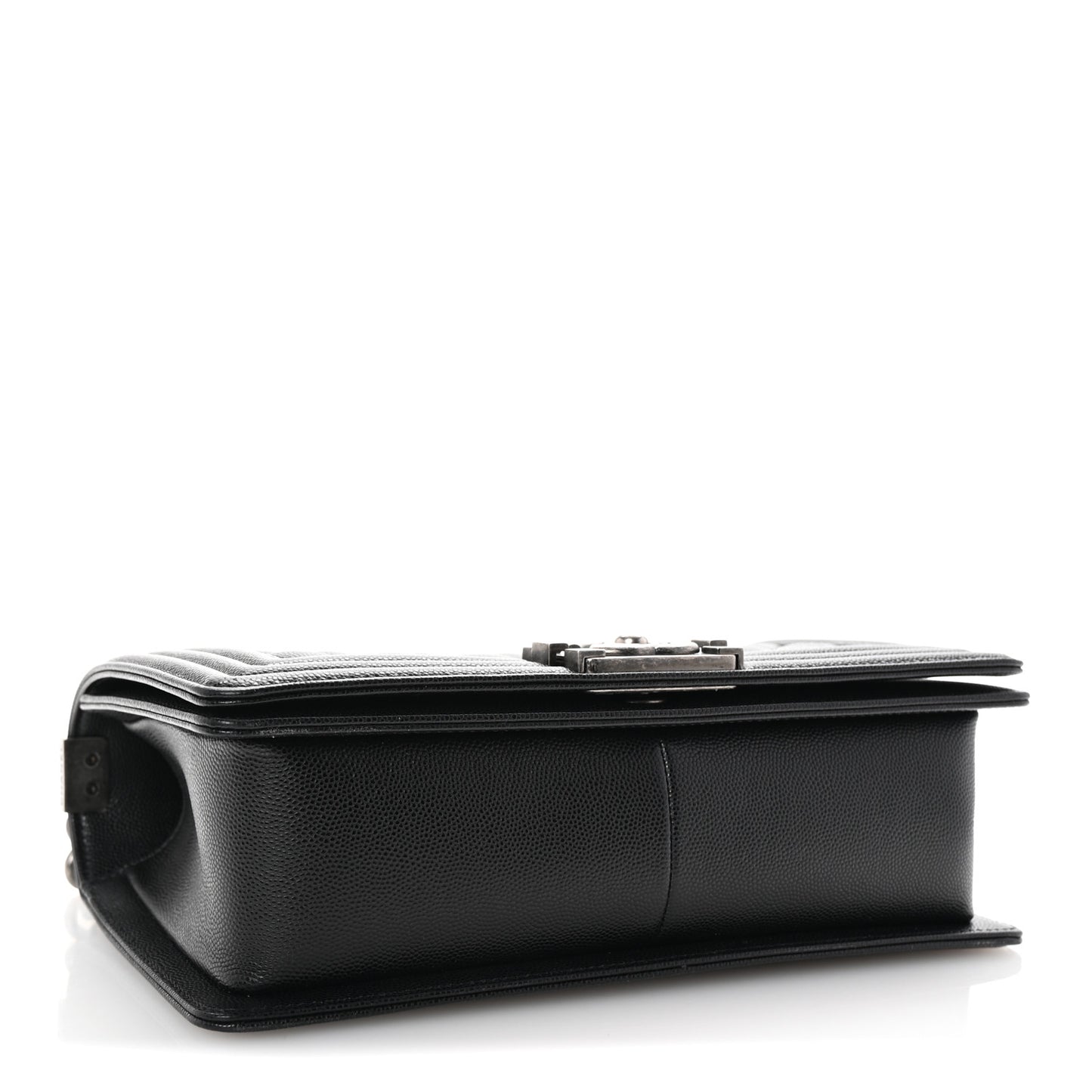 Caviar Quilted Medium Boy Flap Black