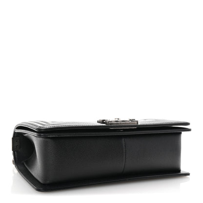 Chanel Caviar Quilted Medium Boy Flap Black 4 of 10