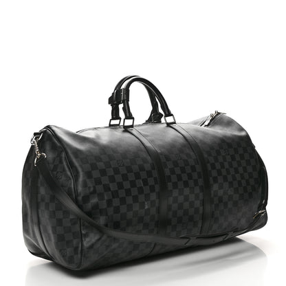 Louis Vuitton Damier Graphite Keepall Bandouliere 55 2 of 10
