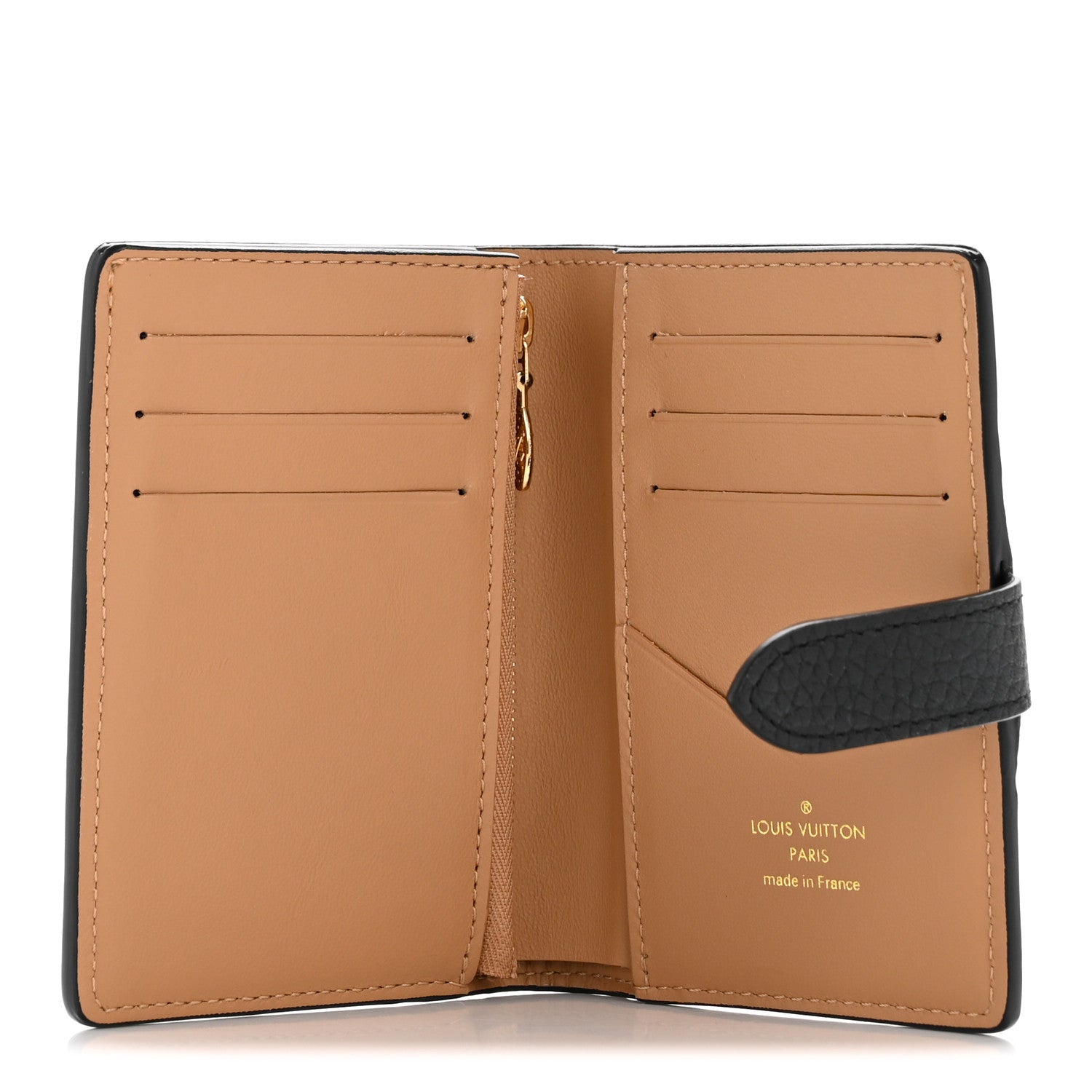 Louis Vuitton Taurillon Capucines Vertical Card Holder Black Black 5 of 9