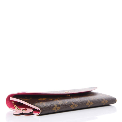 Louis Vuitton Monogram Bloom Flower Emilie Wallet 4 of 7