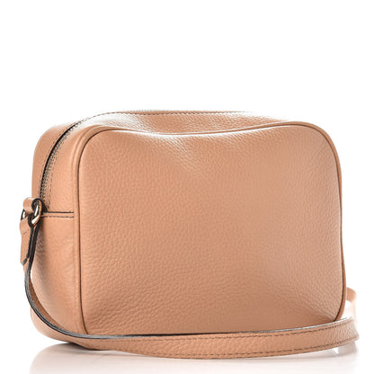 Gucci Pebbled Calfskin Small Soho Disco Bag Camelia 3 of 7