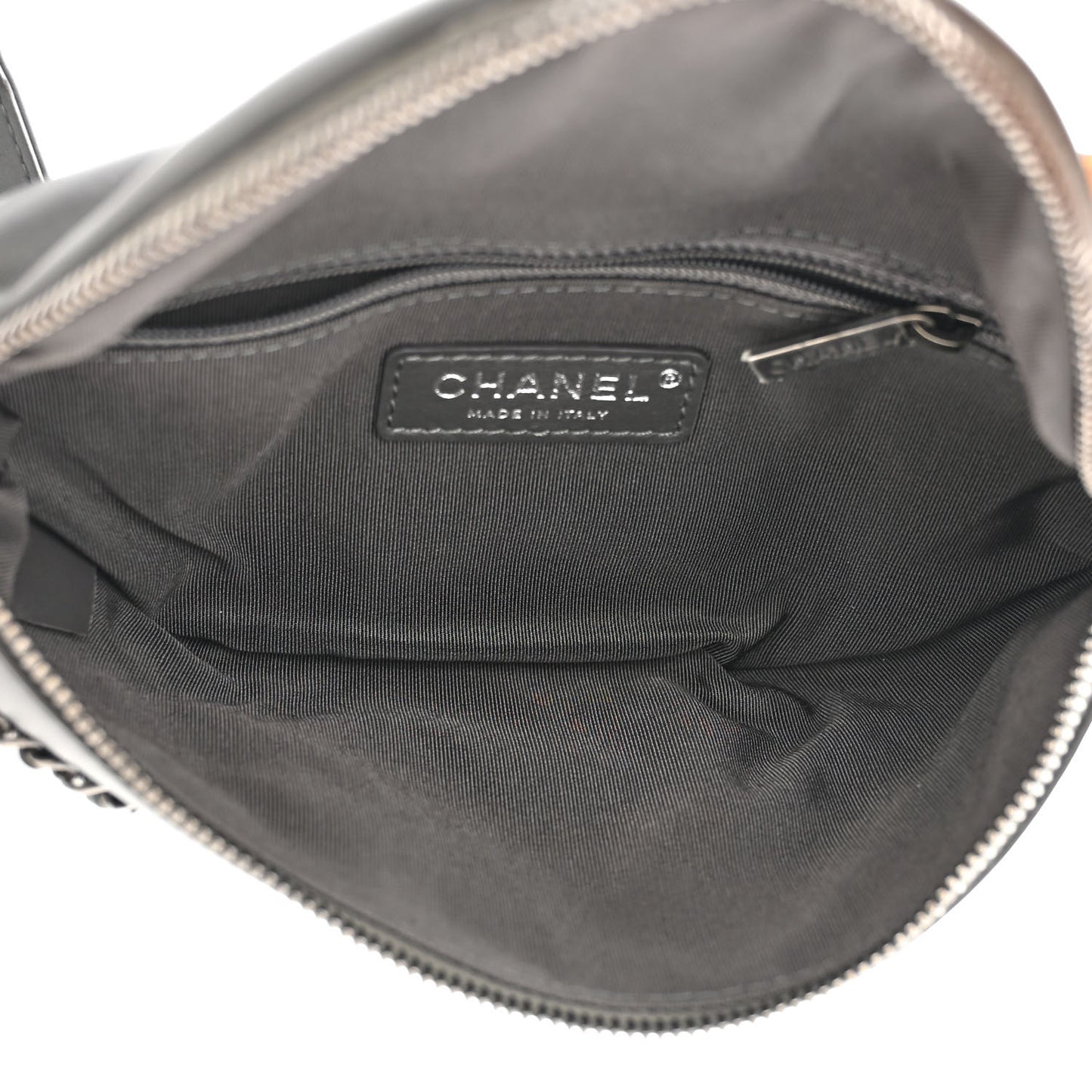 Calfskin Chain 20s Signe Waist Bag Grey