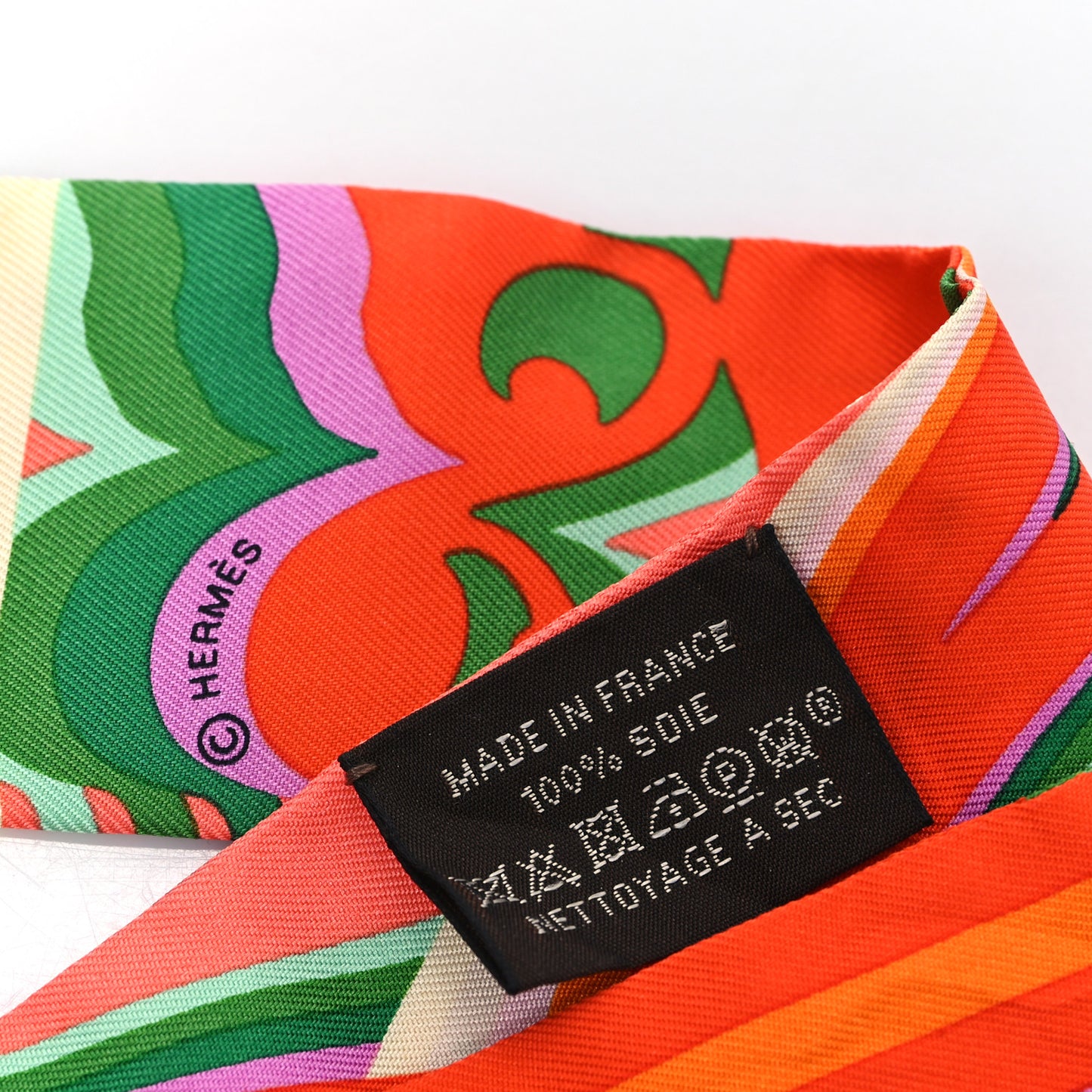 Silk Brides De Gala Shadow Twilly Orange Vert Corail