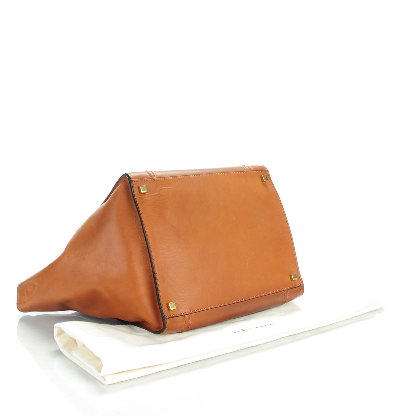 Natural Calfskin Medium Phantom Luggage Tan
