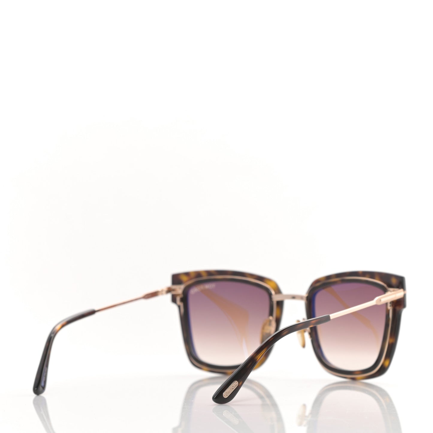 Acetate Lara Sunglasses TF573 Black
