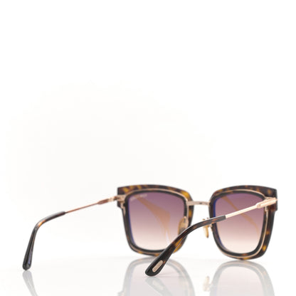 Tom Ford Acetate Lara Sunglasses TF573 Black 4 of 8