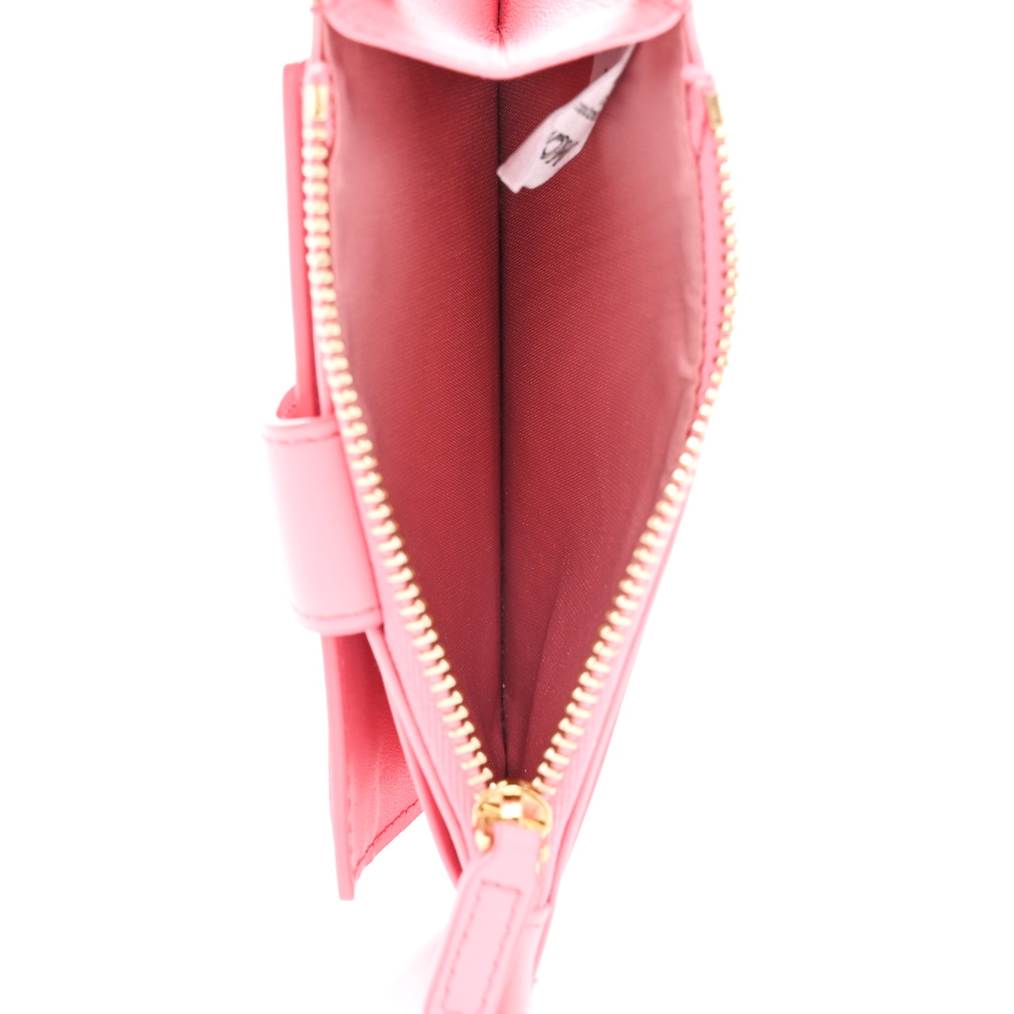 Calfskin Patricia Mini Card Holder Pink