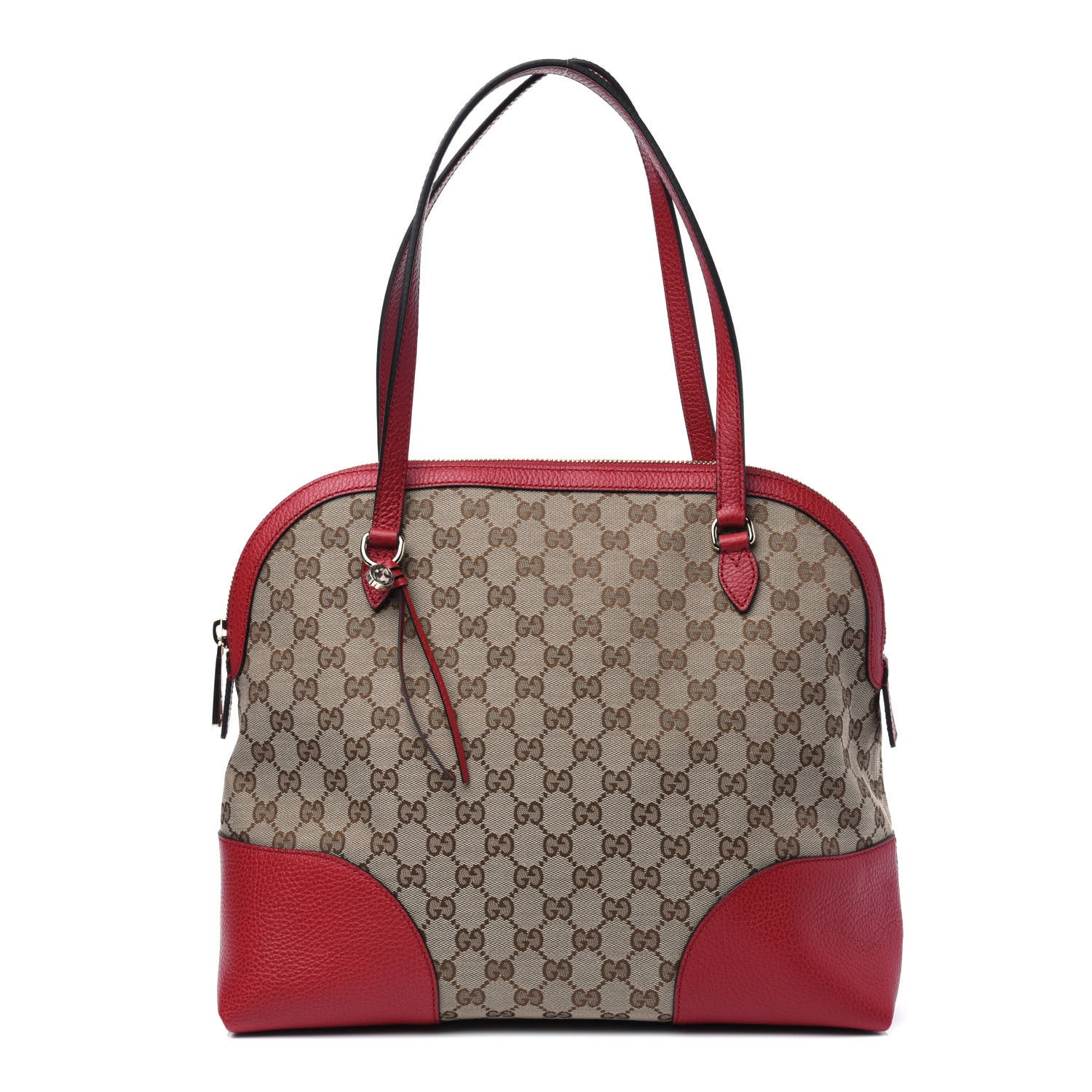 Gucci Monogram Medium Bree Shoulder Bag Red 1 of 20