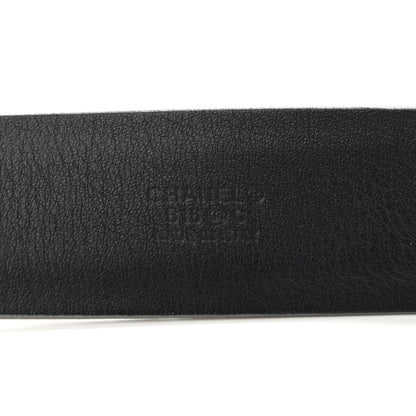 Chanel Metallic Calfskin Crystal CC Chain Belt 75 30 Silver 3 of 11