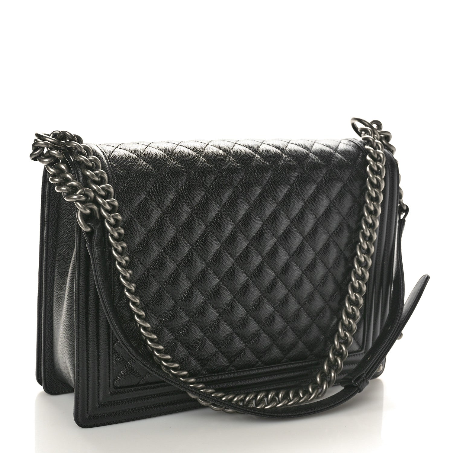 Chanel Caviar Quilted Large Boy Flap Black 3 of 12