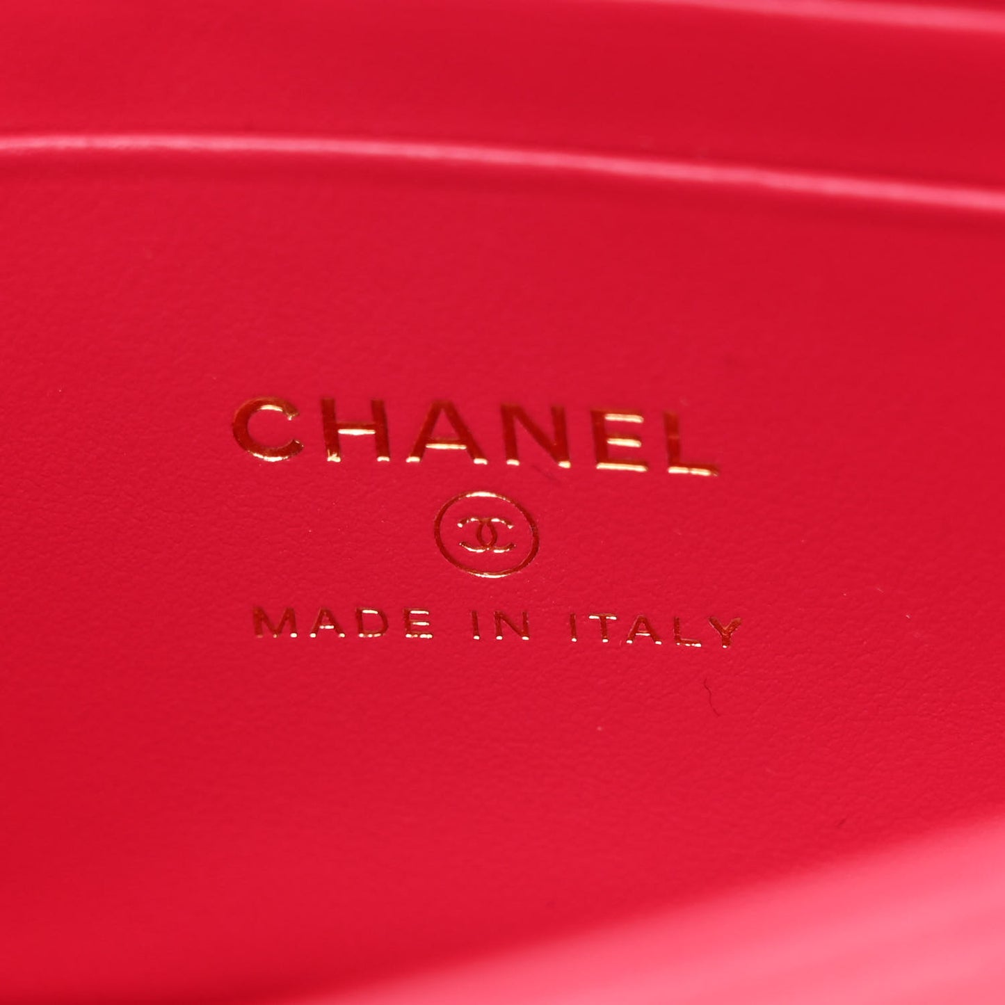 Caviar Quilted Chain Top Handle Phone Holder With Chain Dark Pink