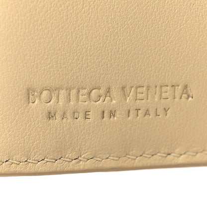 Bottega Veneta Nappa Maxi Intrecciato Bi-Fold Wallet Beige 6 of 7