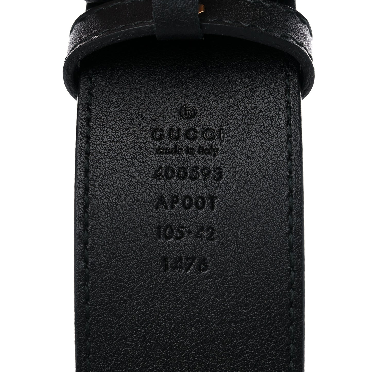 Calfskin Double G 40mm Belt 105 42 Black