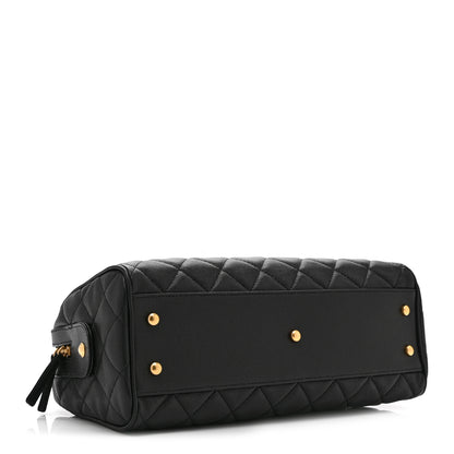 Chanel Caviar Quilted Large Bowling Bag Black 4 of 10