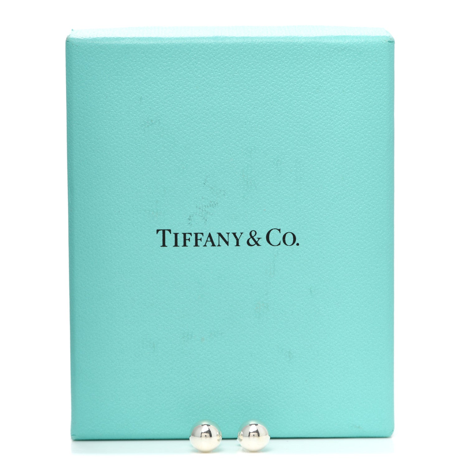 Tiffany Sterling Silver 8mm HardWear Ball Earrings 5 of 5