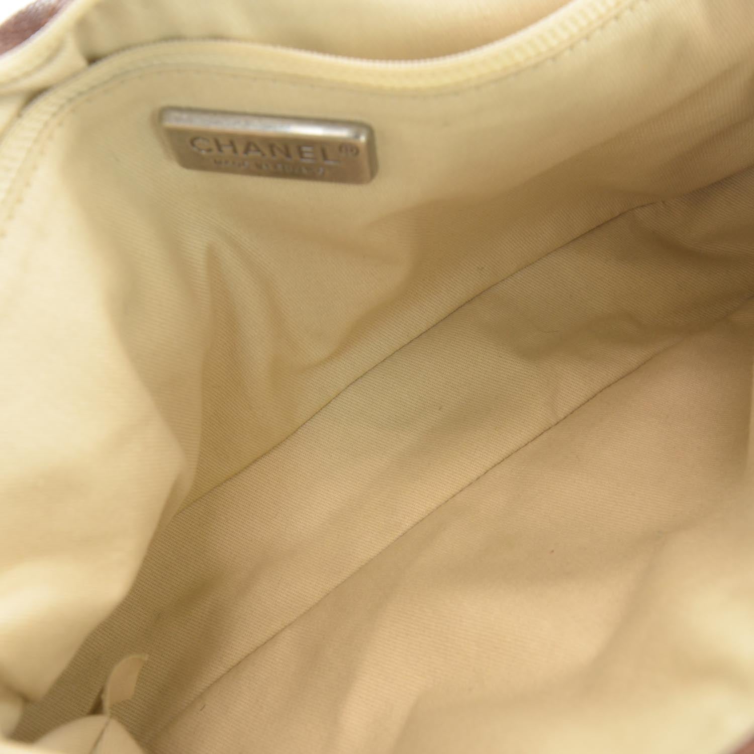 Chanel Caviar Outdoor Ligne Flap Brown 9 of 10