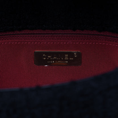 Chanel Tweed Quilted Medium Chanel 19 Flap Black 8 of 9