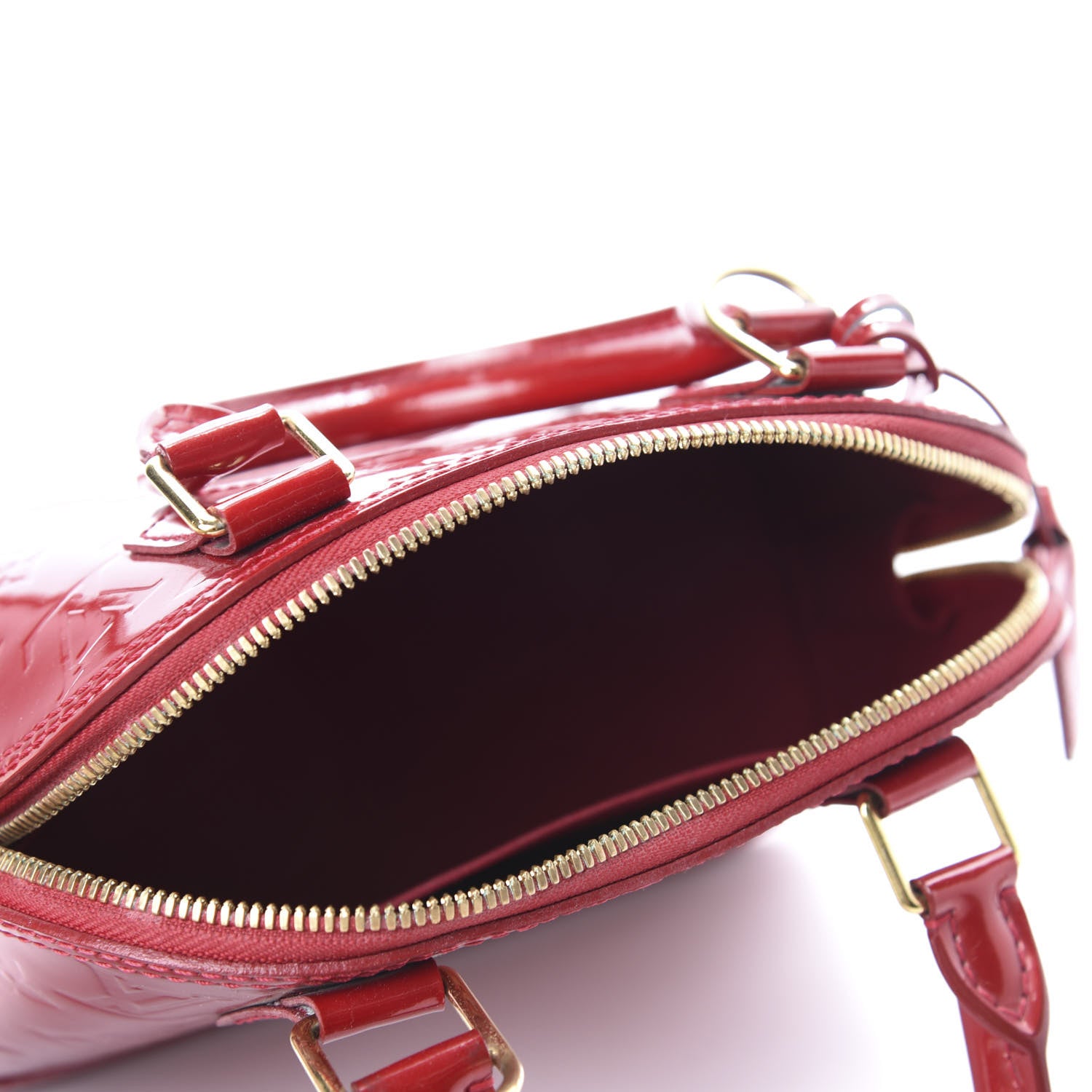 Louis Vuitton Vernis Alma BB Pomme D'Amour 5 of 10