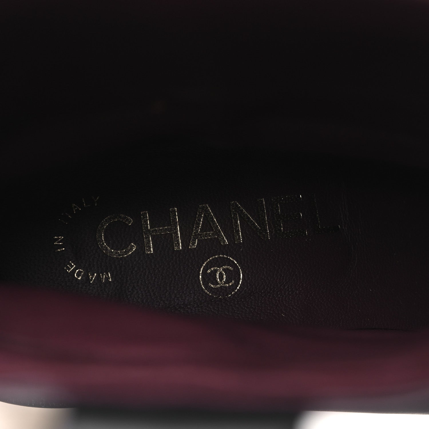 Chanel Calfskin CC Ankle Boots 37.5 Black 9 of 10