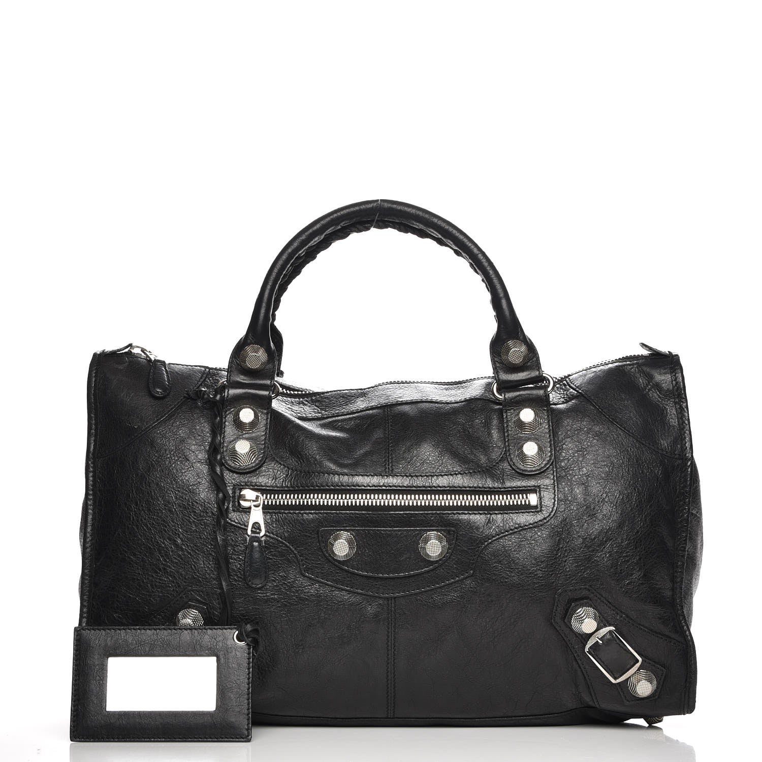 Balenciaga Agneau Giant 21 Silver Hardware Work Black 1 of 7