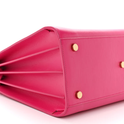 Saint Laurent SAINT LAURENT Calfskin Small Sac De Jour Lipstick Fuchsia 9 of 10
