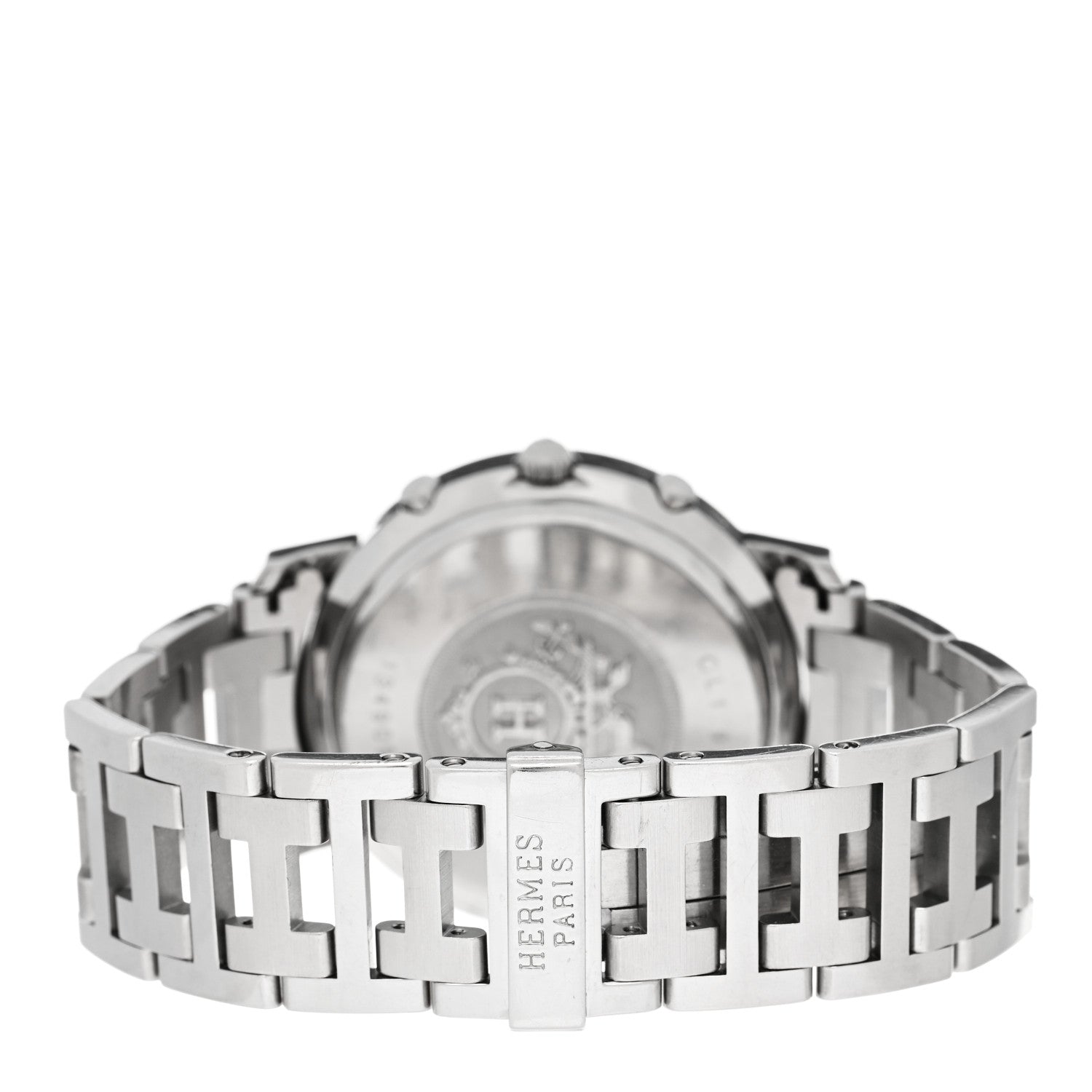 Hermes Stainless Steel 38mm Clipper Chronograph Quartz Watch 3 of 5