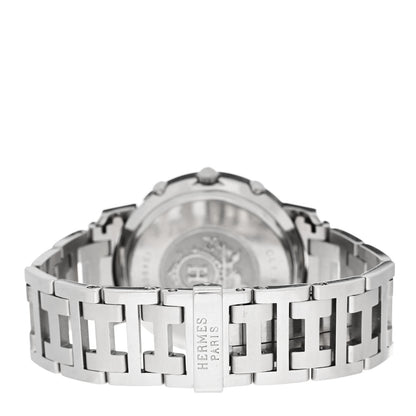 Hermes Stainless Steel 38mm Clipper Chronograph Quartz Watch 3 of 5