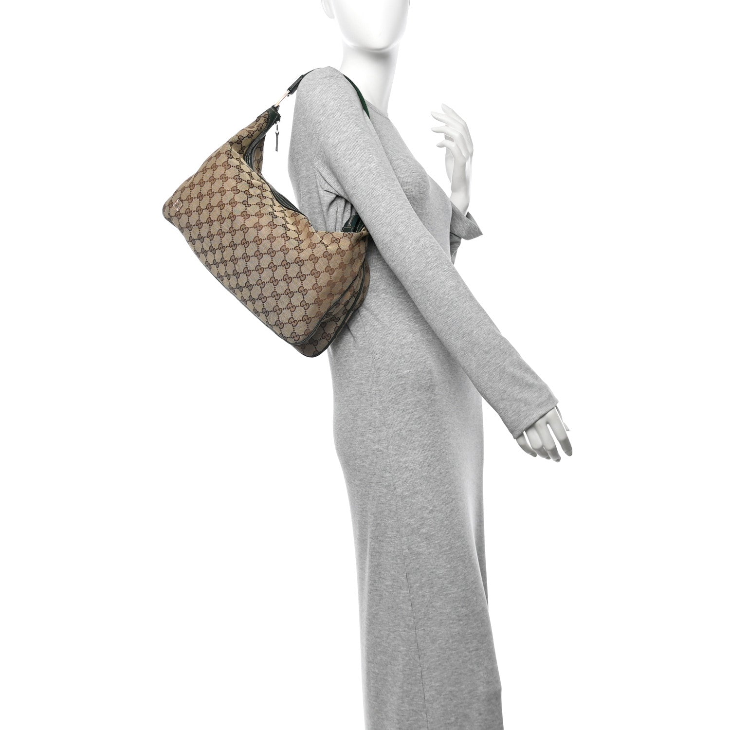 Gucci Monogram Medium Pop Hobo Green 2 of 11