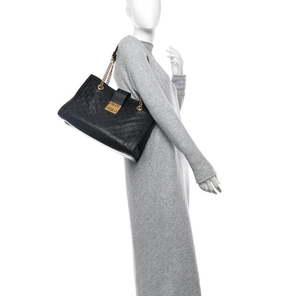 Gucci Guccissima Medium Padlock Tote Black 2 of 11