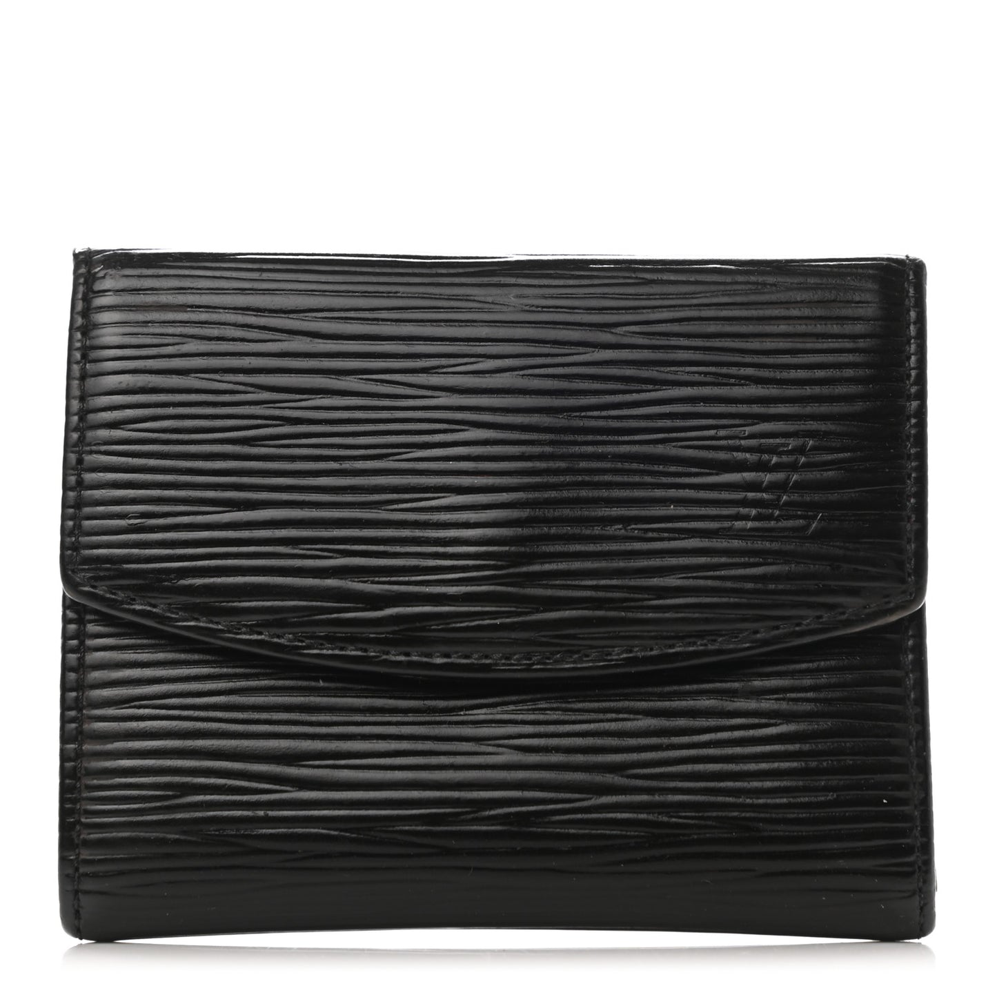 Epi Porte-Monnaie Simple Coin Purse Black