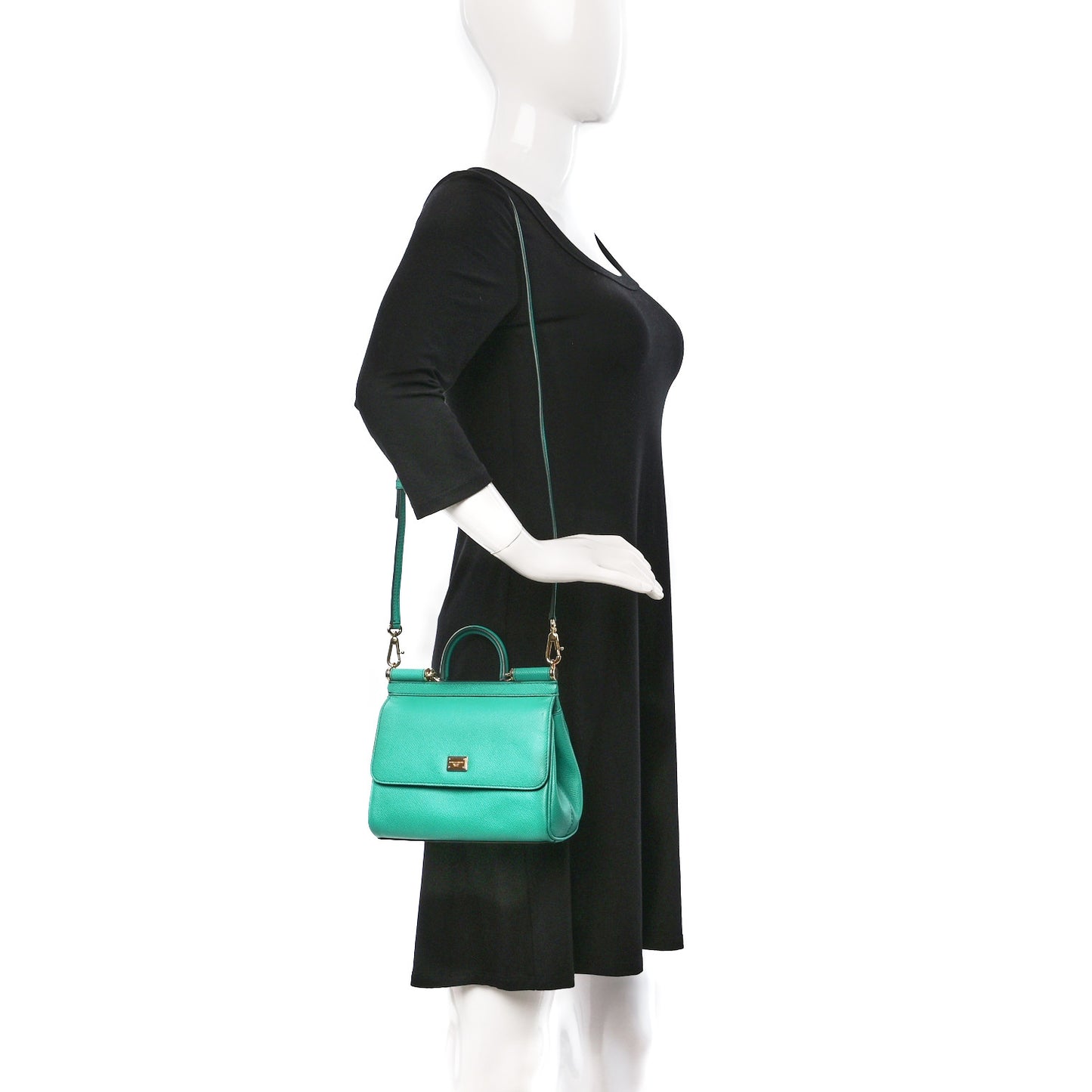 Dauphine Small Miss Sicily Satchel Green