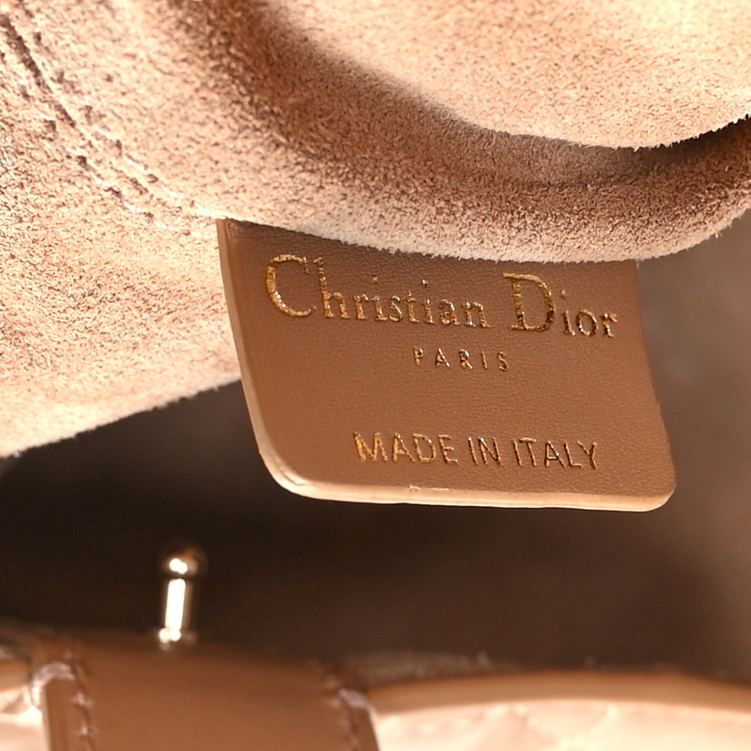 Christian Dior Calfskin Macrocannage Large Toujours Tan 8 of 13