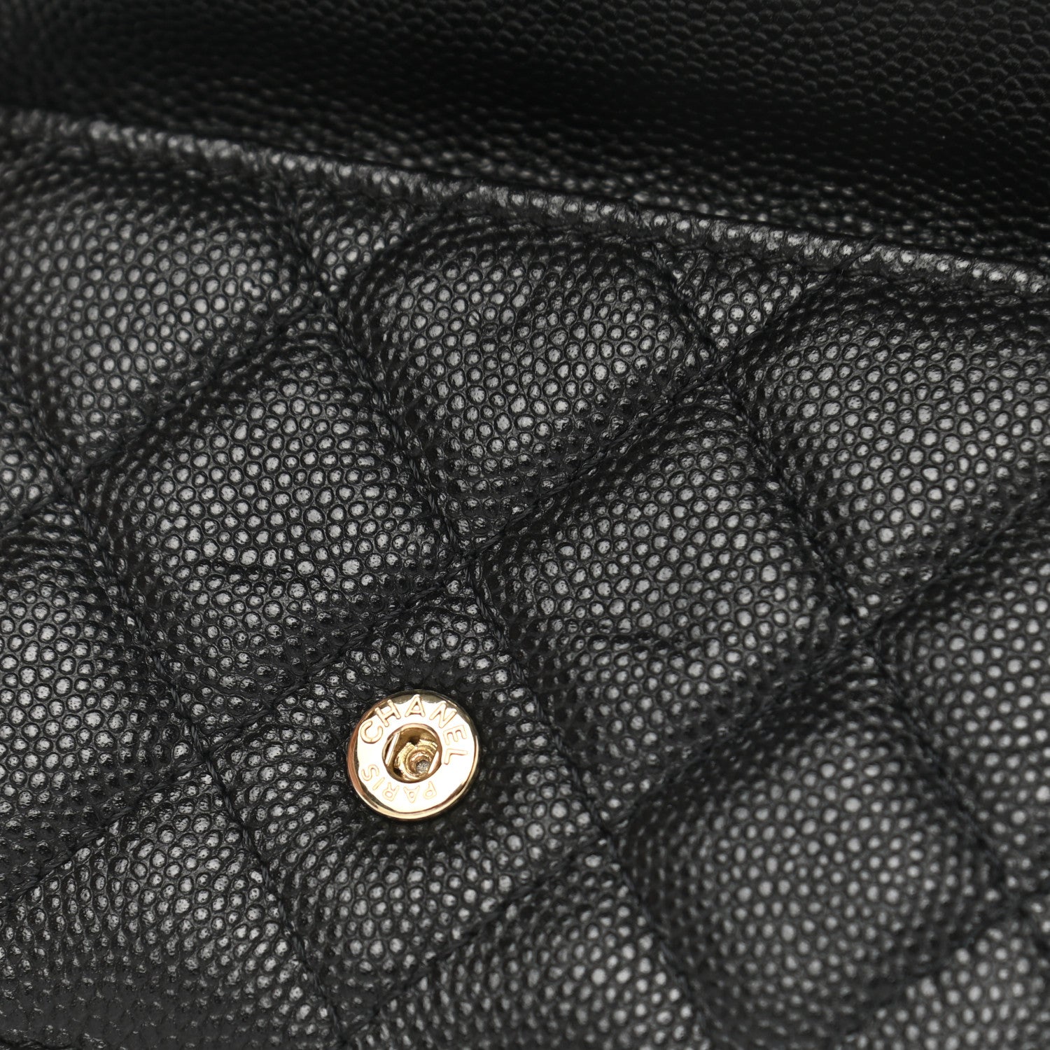 Chanel Caviar Quilted Double Flap Wallet Black 9 of 10