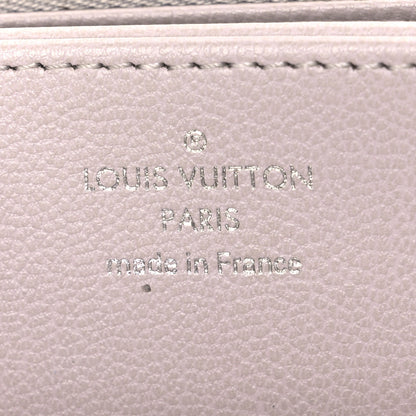 Louis Vuitton Lambskin Embossed Monogram Coussin Zippy Wallet Grey 6 of 6